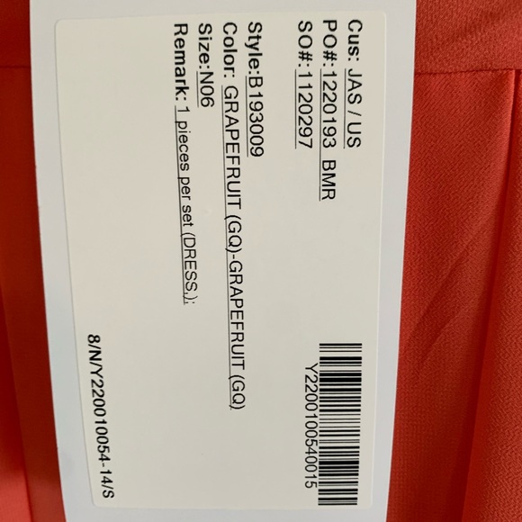 NWT Jasmine Bridesmaids Dress - Picture 7 of 8